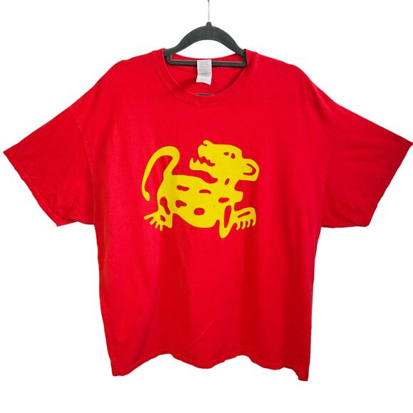 Legends Of The Hidden Temple Tee Shirt Red Nickelodeon Retro 90s Show Size XL - Picture 1 of 5